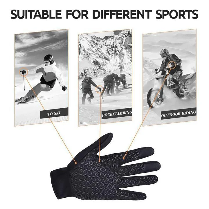 Thermal Gloves, Unisex Touch Screen Winter Gloves