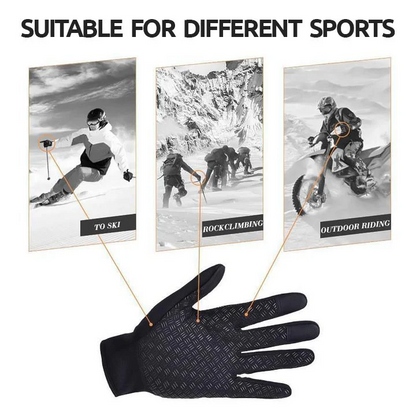 Thermal Gloves, Unisex Touch Screen Winter Gloves